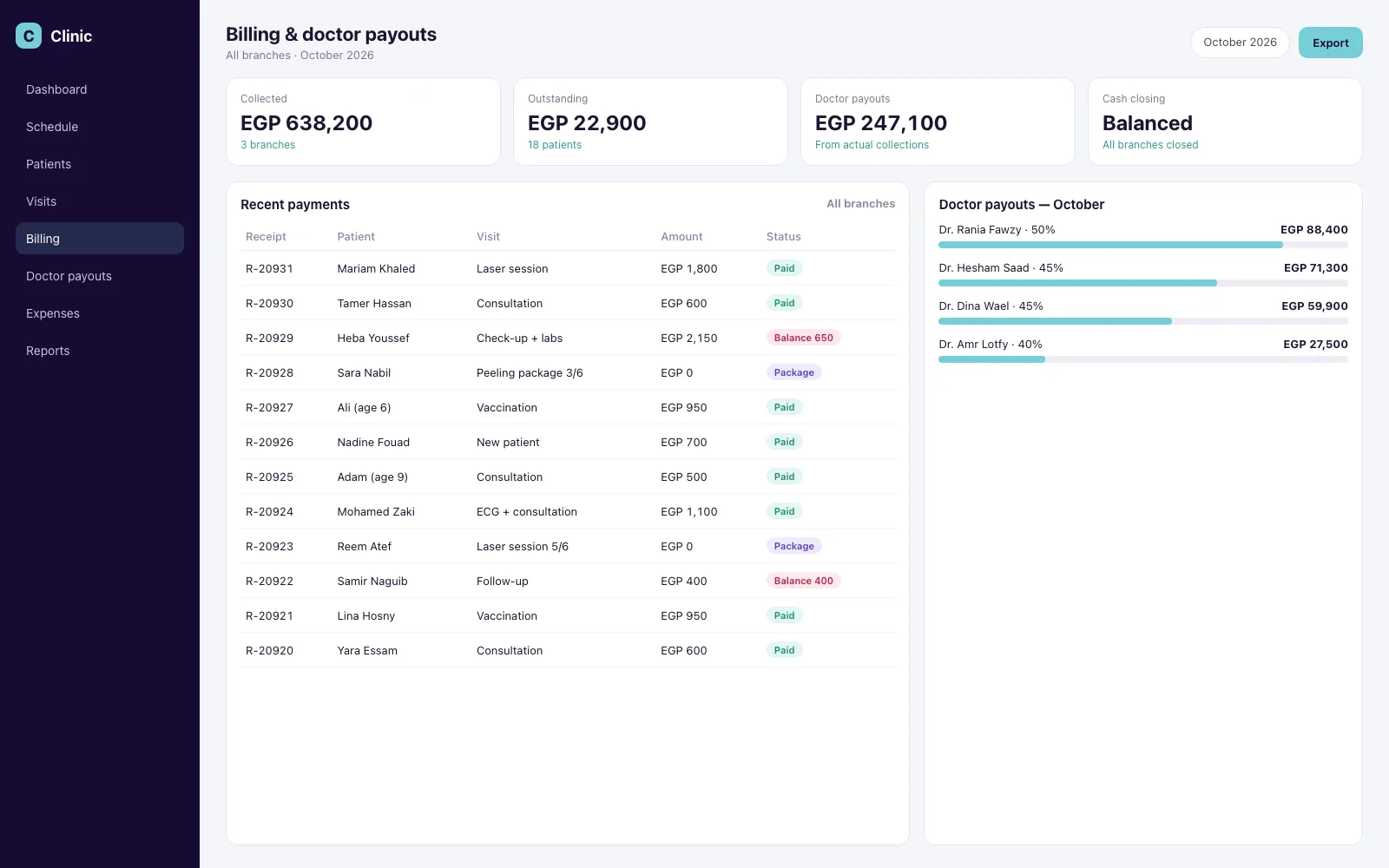 Desktop schedule