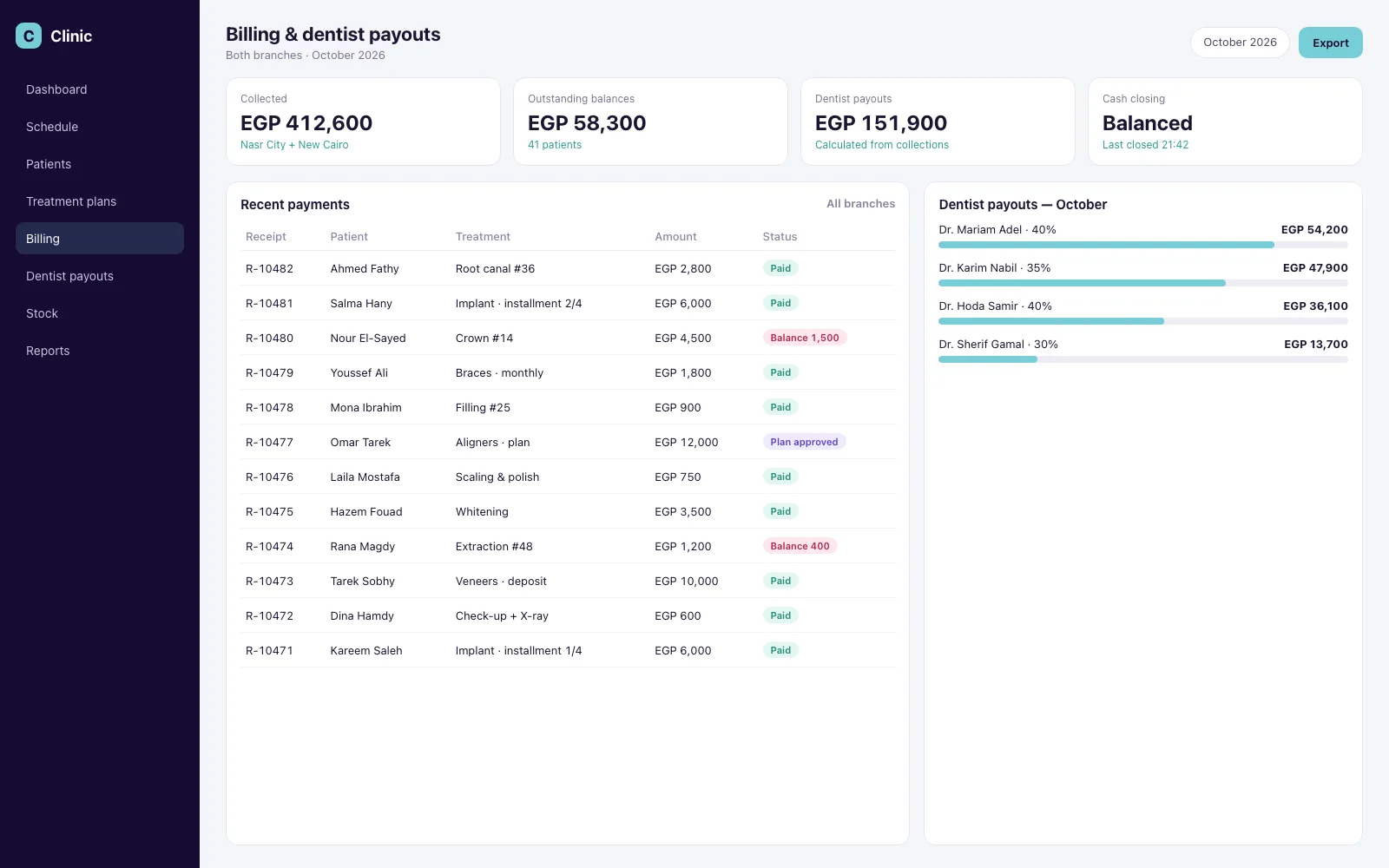 Desktop schedule